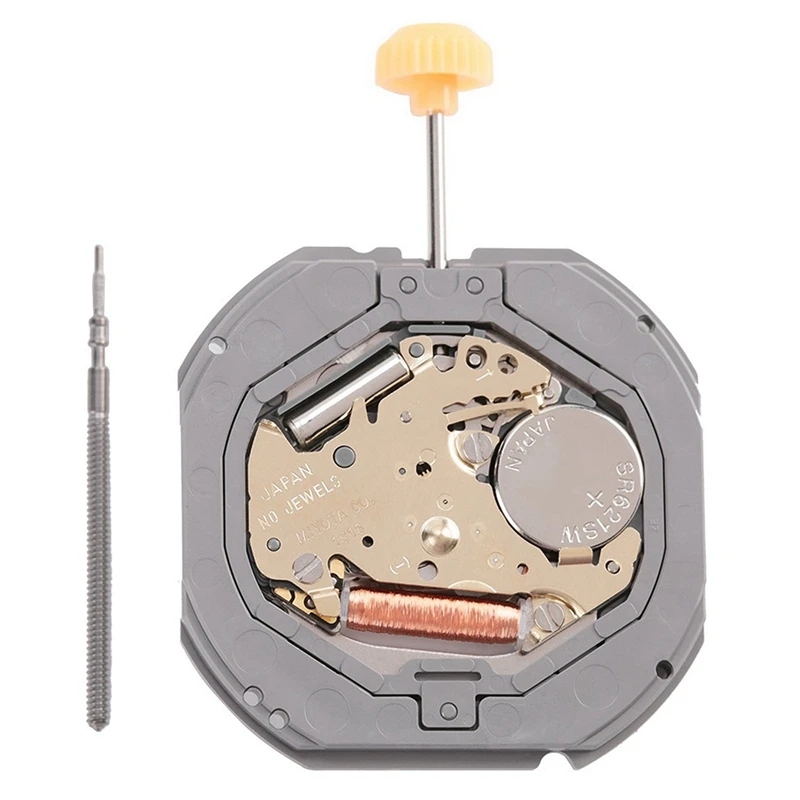 Профессиональный кварцевый механизм 1S13 часы с тремя стрелками календарь ремонт