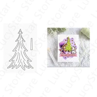 christmas tree metal cutting dies for diy craft making word greeting card scrapbooking album new arrival 2021 no clear stamps