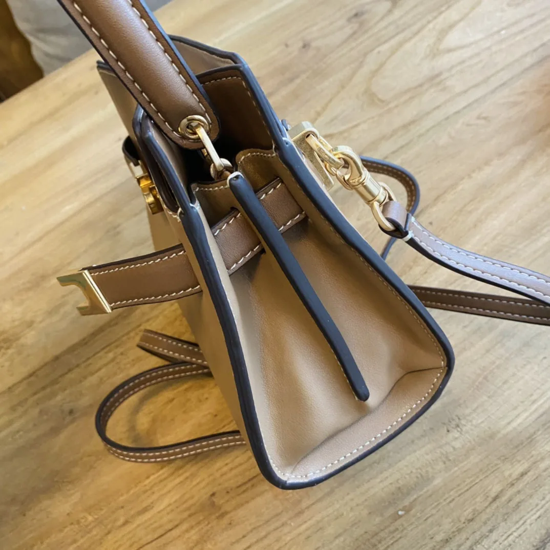 

Torybur women genuine leather Hand-held diagonal bag for High-quality luxury lady mini bag