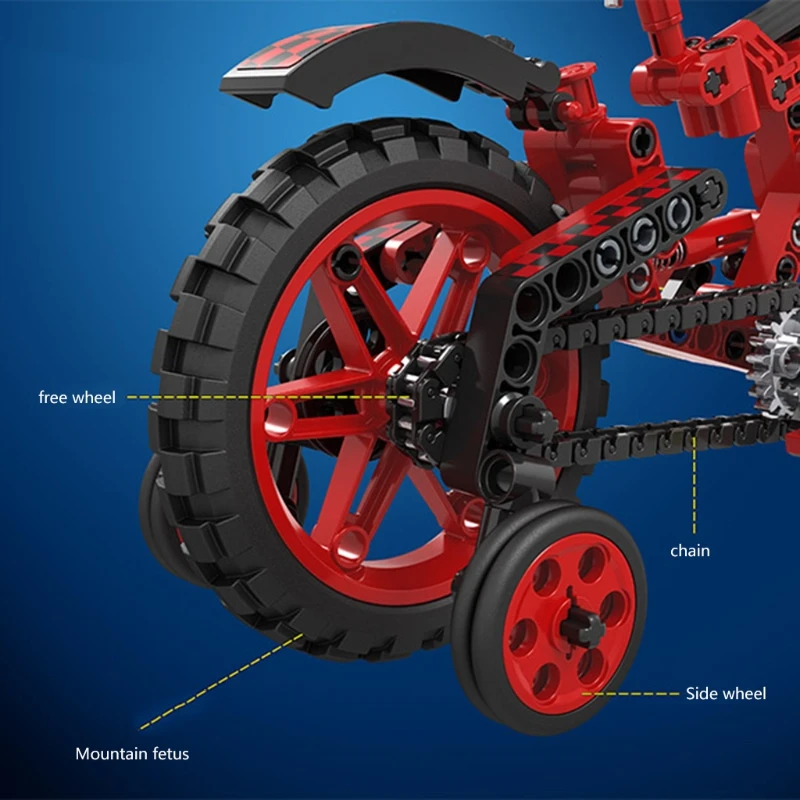

Bicycle Education Science Experiment Kits High-tech Assembly Blocks for Kids
