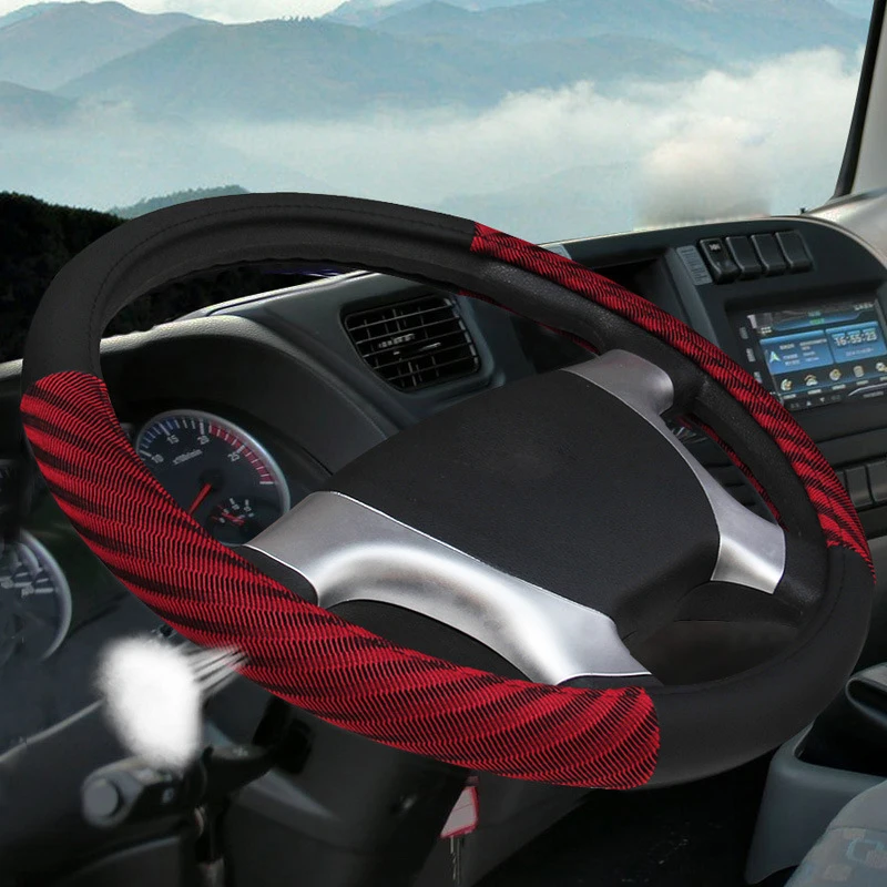 Грузовик дышащий авто чехол рулевого колеса автомобиля для 36 38 40 42 45 47 50 см