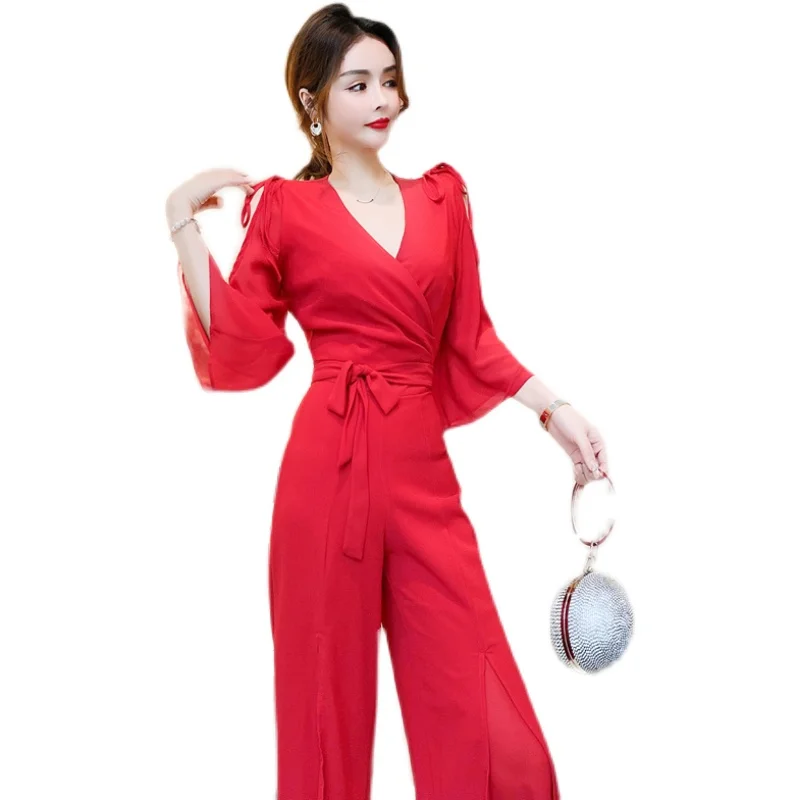 

Luxurious 2 Piece Set Women Tailleur Femme Pantalon Et Veste Elegant Design Office Lady Conbinaison Femme Korean Pant Suits
