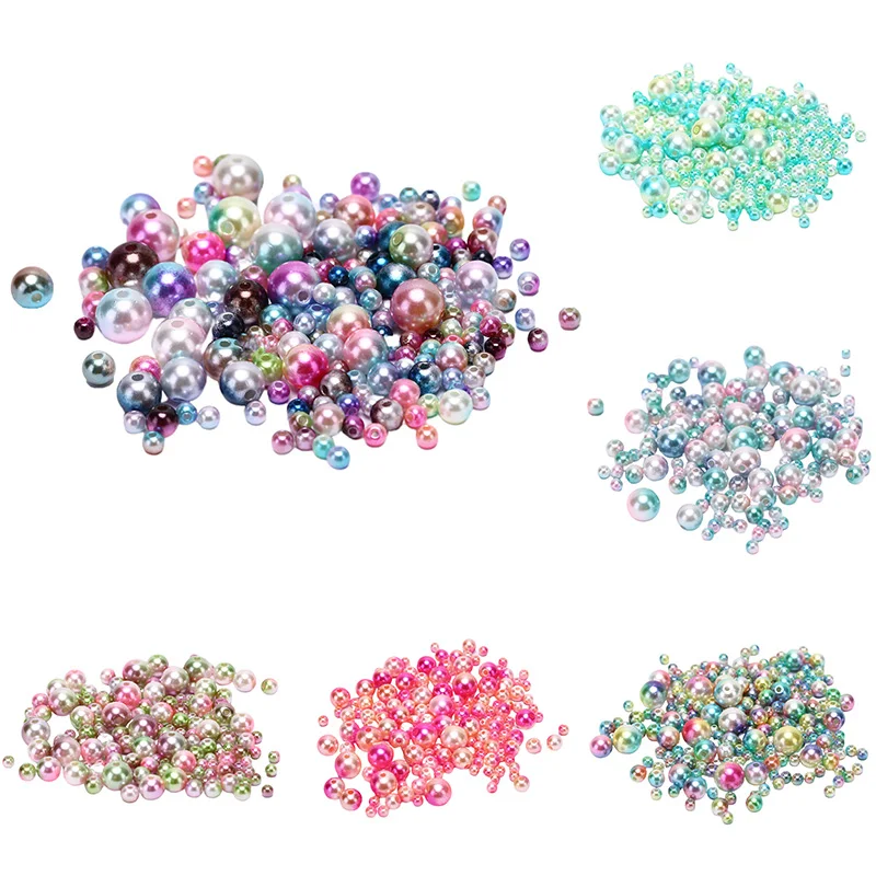 150 шт./компл. жемчужные разноцветные Распорки из бисера для изготовления