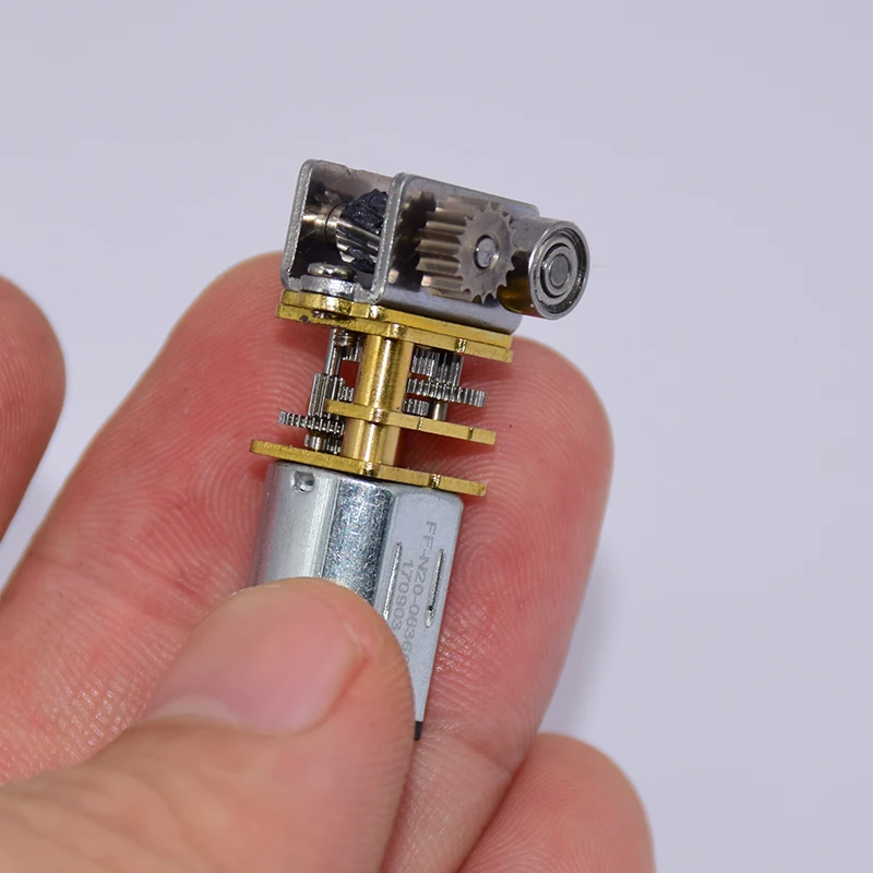 Мини-фотоаппарат металлическая фотовспышка прямой угол DC 3V ~ 12V 11RPM ручка для