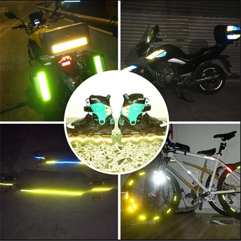 

Car Reflective Warning Sticker Motorcycle Car Decorative Strip Waterproof Decorative Sticker Auto Products