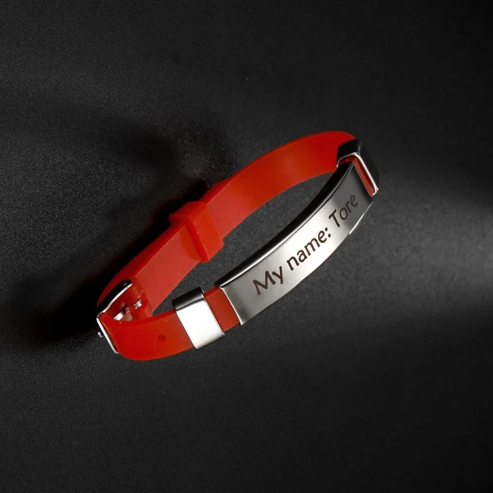 

Sipuris персонализированный именной браслет из нержавеющей стали с гравировкой для женщин Регулируемый браслет ювелирные изделия рождествен...