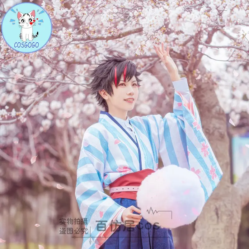 Ensemble Stars Рыцари Sakura цукинага Лев Suou Tsukasa сена Izumi халат кимоно карнавальный форма