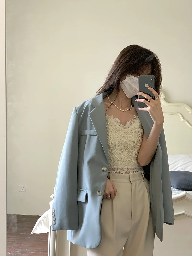 Пикантный кружевной жилет с кисточками небольшие подтяжки Корейская версия