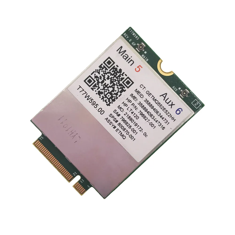 LT4120 Snapdragon X5 LTE T77W595 4G WWAN M2 модуль для hp Probook/EliteBook 820 840 850 745 G3 быстрее, чем ME906E
