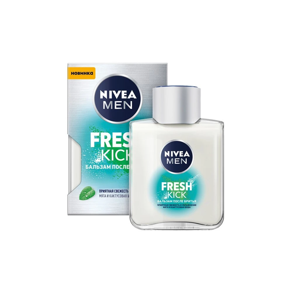 Бальзам после бритья Nivea Men Fresh Kick 100мл | Красота и здоровье