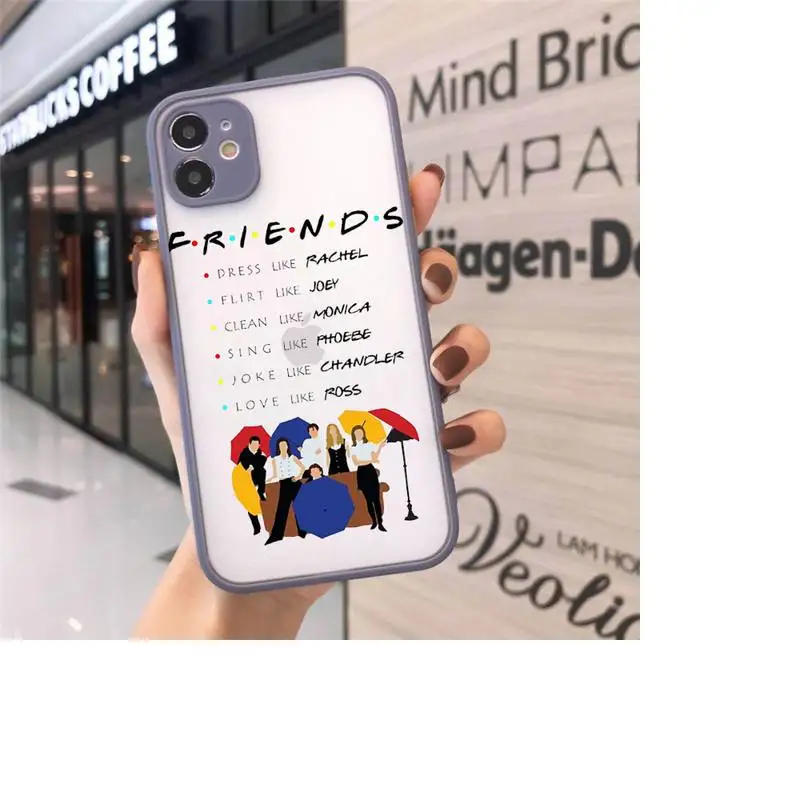 

Central Perk Coffee friends tv show high quality Phone Cases matte transparent For iphone 7 8 11 12 plus mini x xs xr pro max