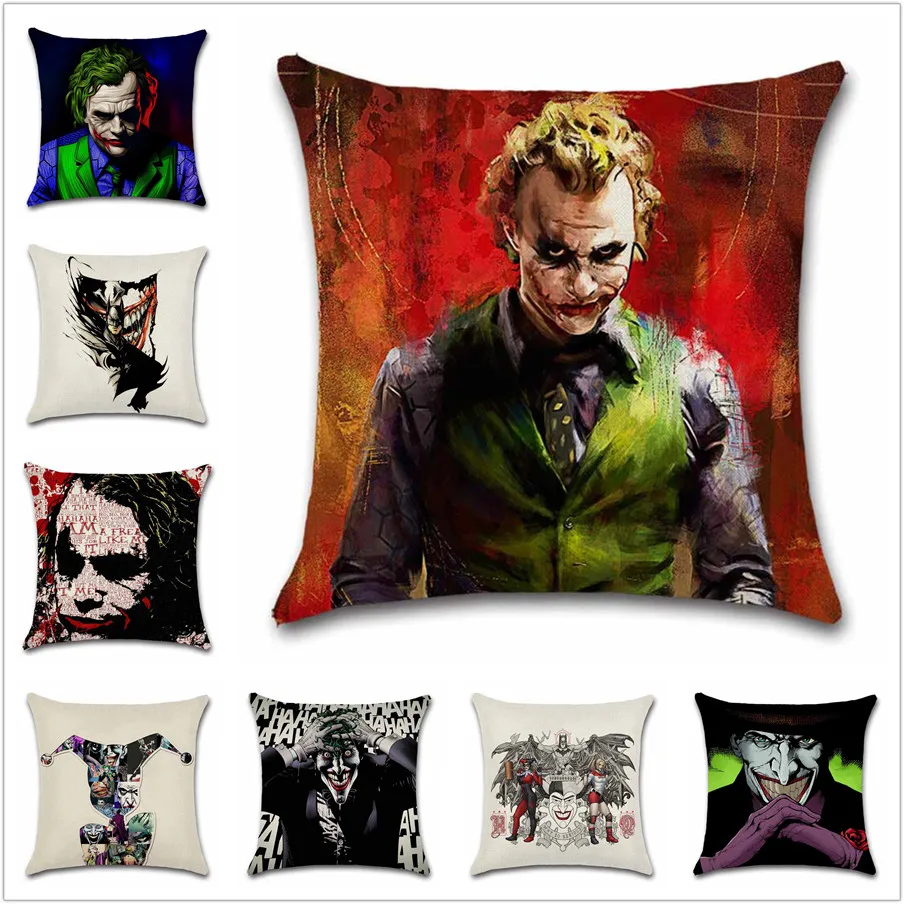 Бэтмен враг Джокер комикс наволочка украшение домашний диван кресло детское