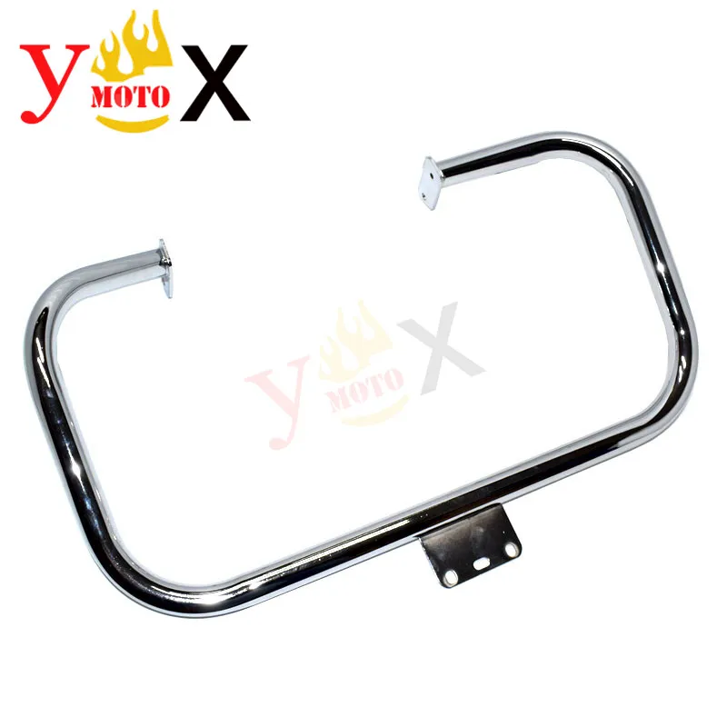 Хромовая защита двигателя буфер бампера для автострады Защитная панель Yamaha Vstar XVS