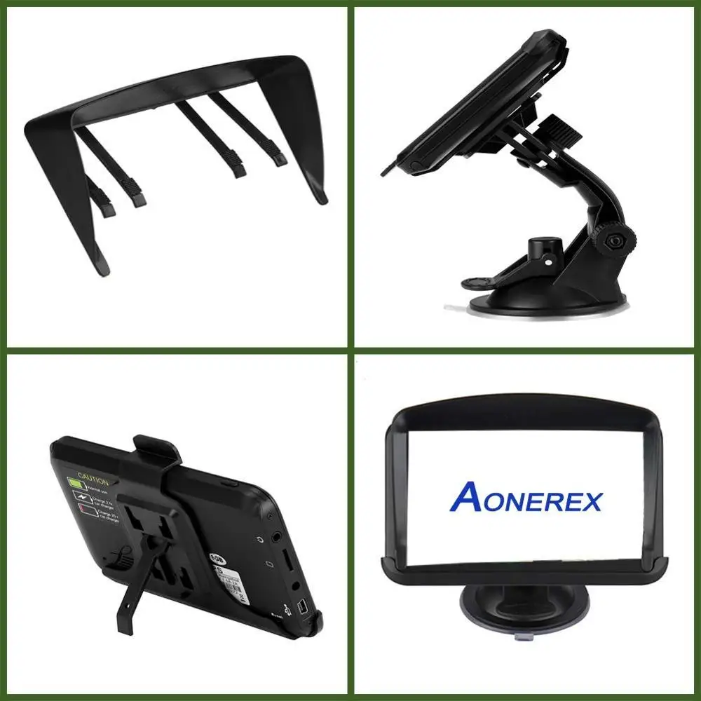 Gps навигация 5 дюймовый ЖК экран навигационное устройство спутниковый gps