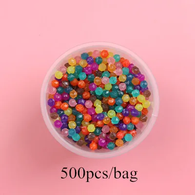 BT001-500pcs 200-1000 шт 3D головоломка игрушка для детей развивающие спрей бусины Juguetes Твердые хрустальные алмазные перлер бусины головоломки игрушки - Цвет: BT001-500pcs