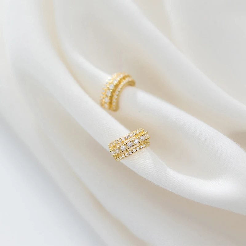 Modian новый 925 стерлингового серебра сверкающие Циркон алфавит C серьги гвоздики