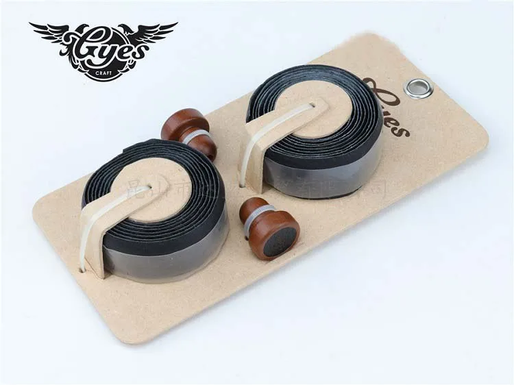 Ленты из натуральной кожи для дорожного велосипеда с деревянной