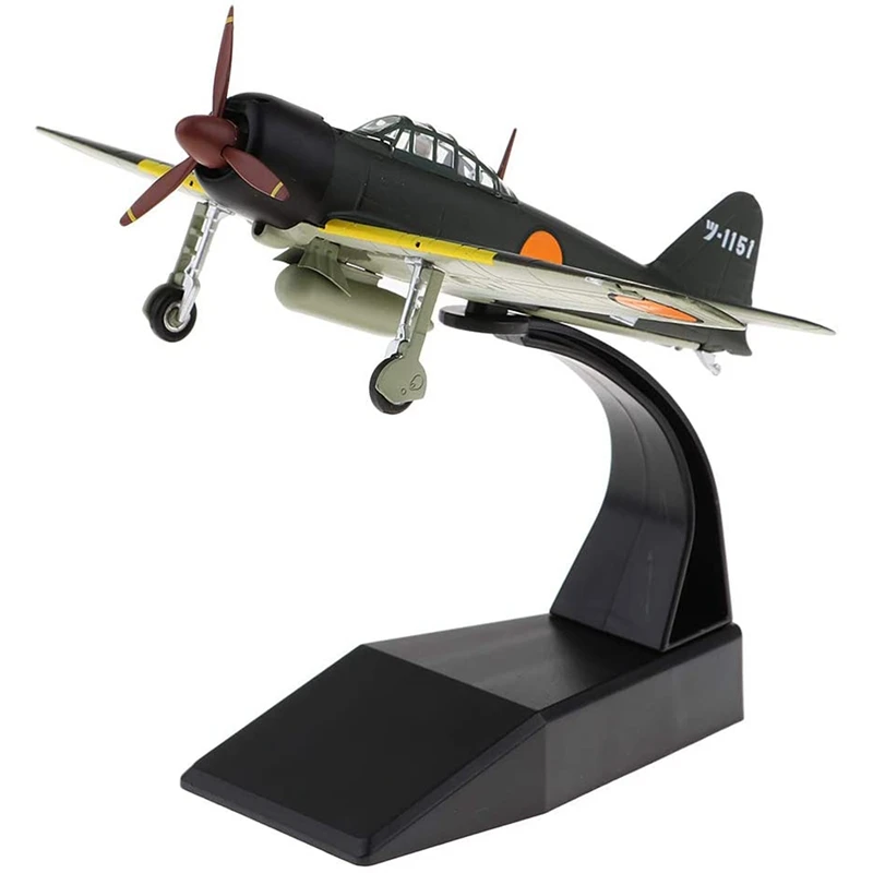 1:72 японский A6M3 Zero - 1940 Металлический Литой самолет включает в себя подставку из
