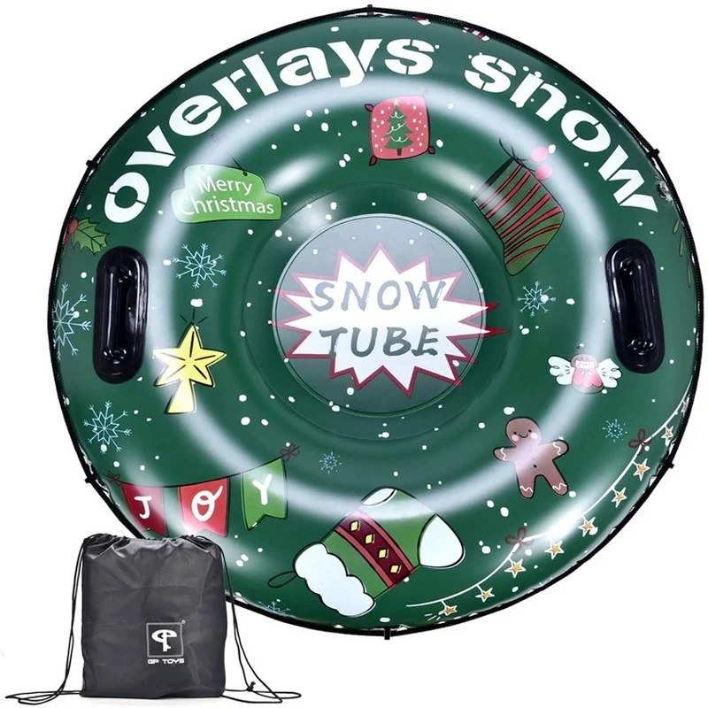 

Outdoor Sports Inflatable Ski Ring Winter Snow Toy Inflatable Snowboard Cold-Resistant Sled Thickened Drag Ring