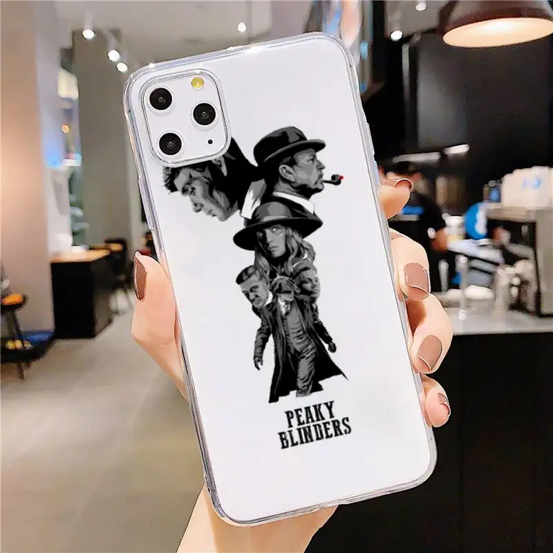 

Peaky Blinders Thomas Shelby Phone Case Transparent soft For iphone 5 5s 5c se 6 6s 7 8 11 12 plus mini x xs xr pro max