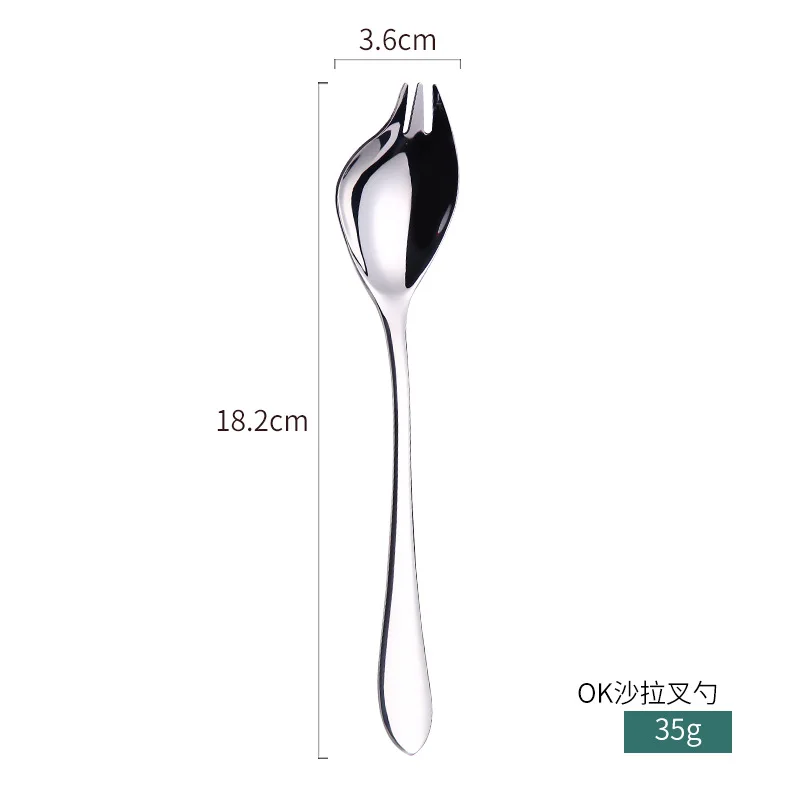 304 нержавеющая сталь Вилка для салата Ложка ложка и вилка | Дом сад