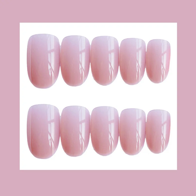 233 желе прозрачный розовый милый Фея Дамская солидная Цвет Круглый мысок обувь на