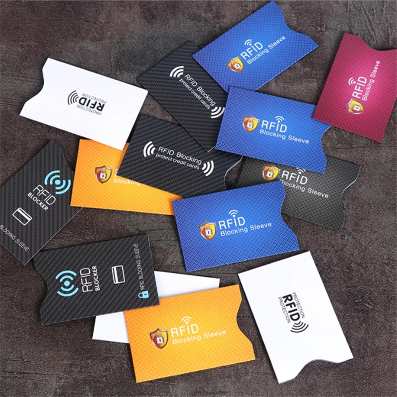 5 шт. защитный чехол для банковских карт с RFID-защитой | Багаж и сумки