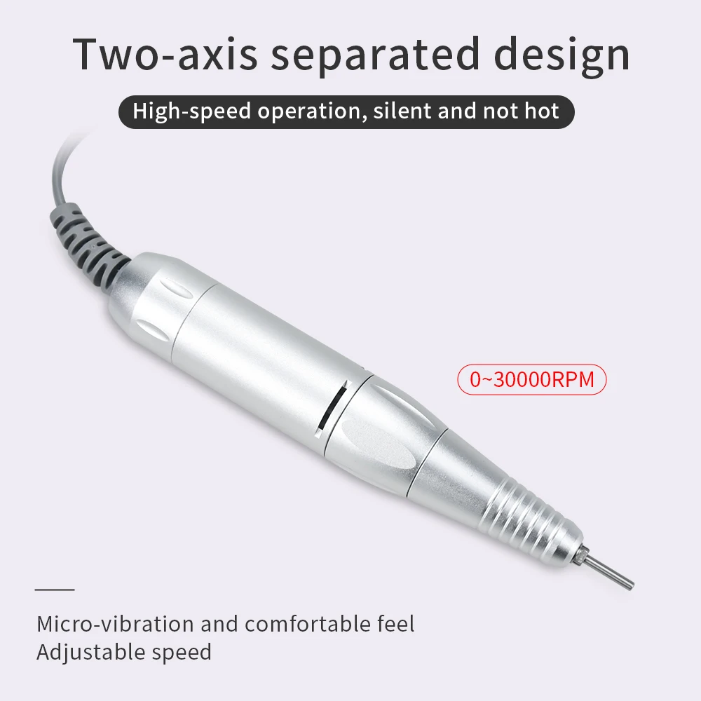 

30000RPM Portable Electric Nail Drill Machine Rechargeable Manicure Machine With LCD Display For Nail Art Salon Nail Tools
