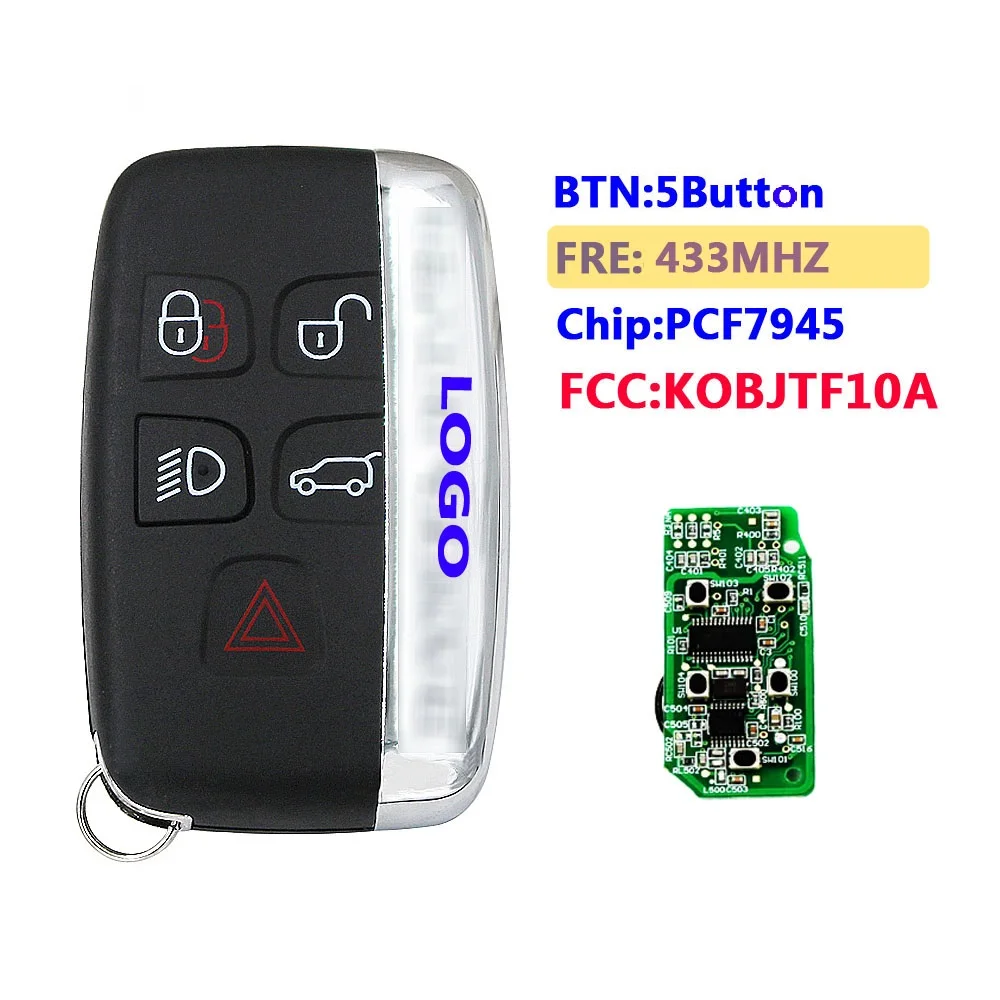 

For Landrover Discovery Smart Card 315/ 433Mhz PCF7945 Chip With Logo