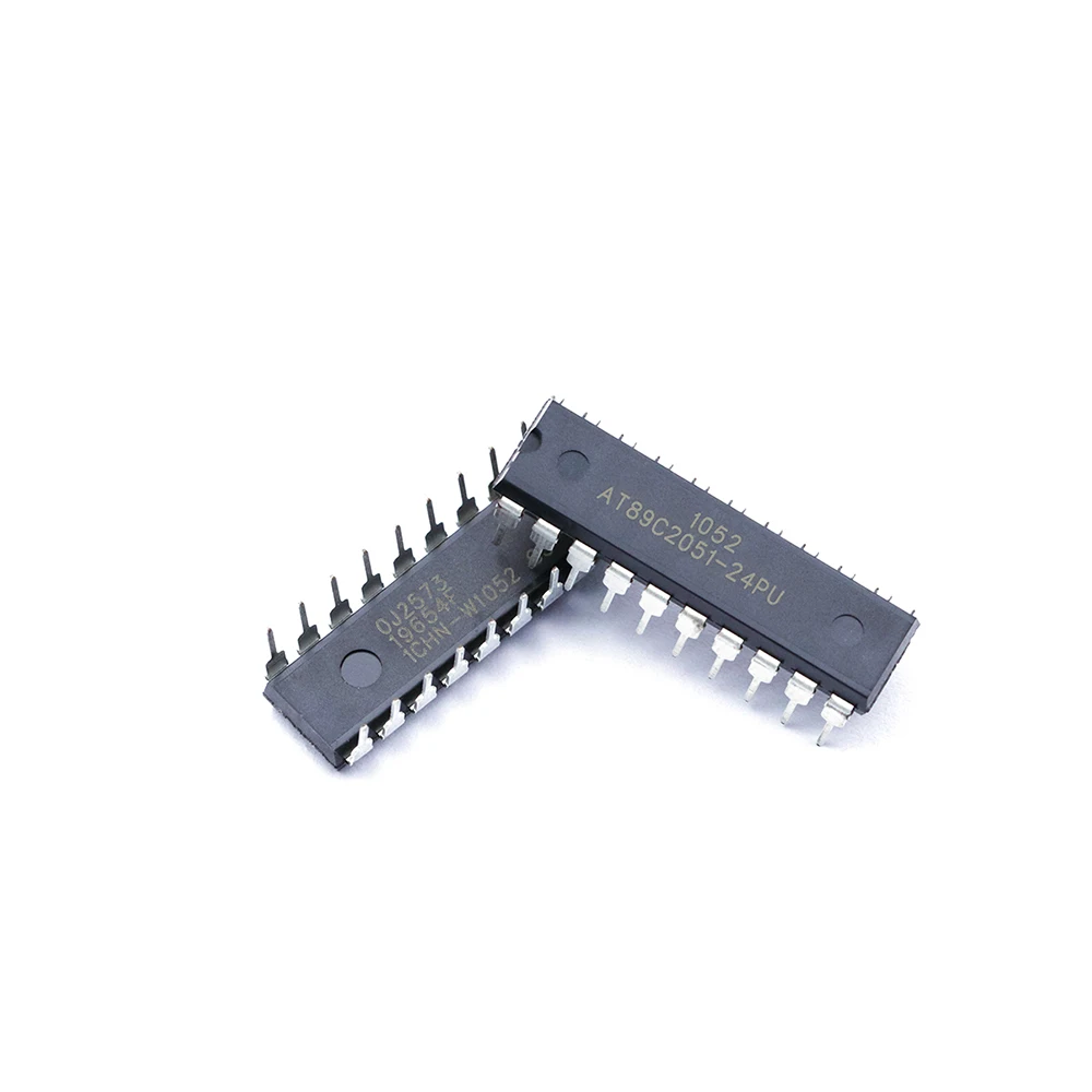 

10 шт./лот AT89C2051-24PU AT89C2051-24PI AT89C2051 DIP-20 в наличии IC чип
