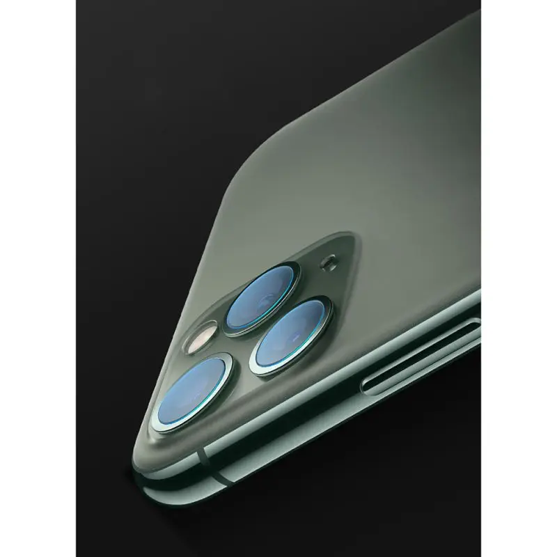 Laser-Cutting Flexible Fiberglass Phone Back Camera Protector 9H Hardness Glass Len Cover Film For IPhone 11/11 Pro/11 Pro Max | Мобильные