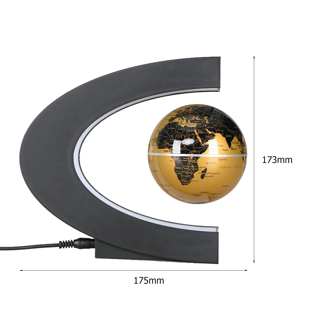 Магнитная левитационная подвеска в виде глобуса география домашний офисный стол