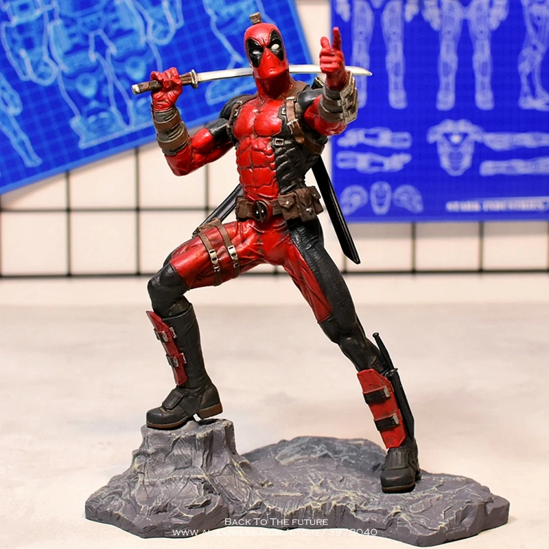 

Disney Marvel X-Men 26cm Deadpool 2 Action Figure Anime Decoration PVC Collection Figurine mini Toys model for children