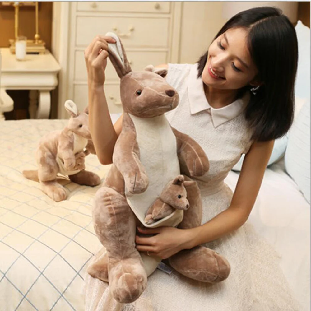 Новая австралийская кукла-кенгуру для мамы имитация животного детская мягкая