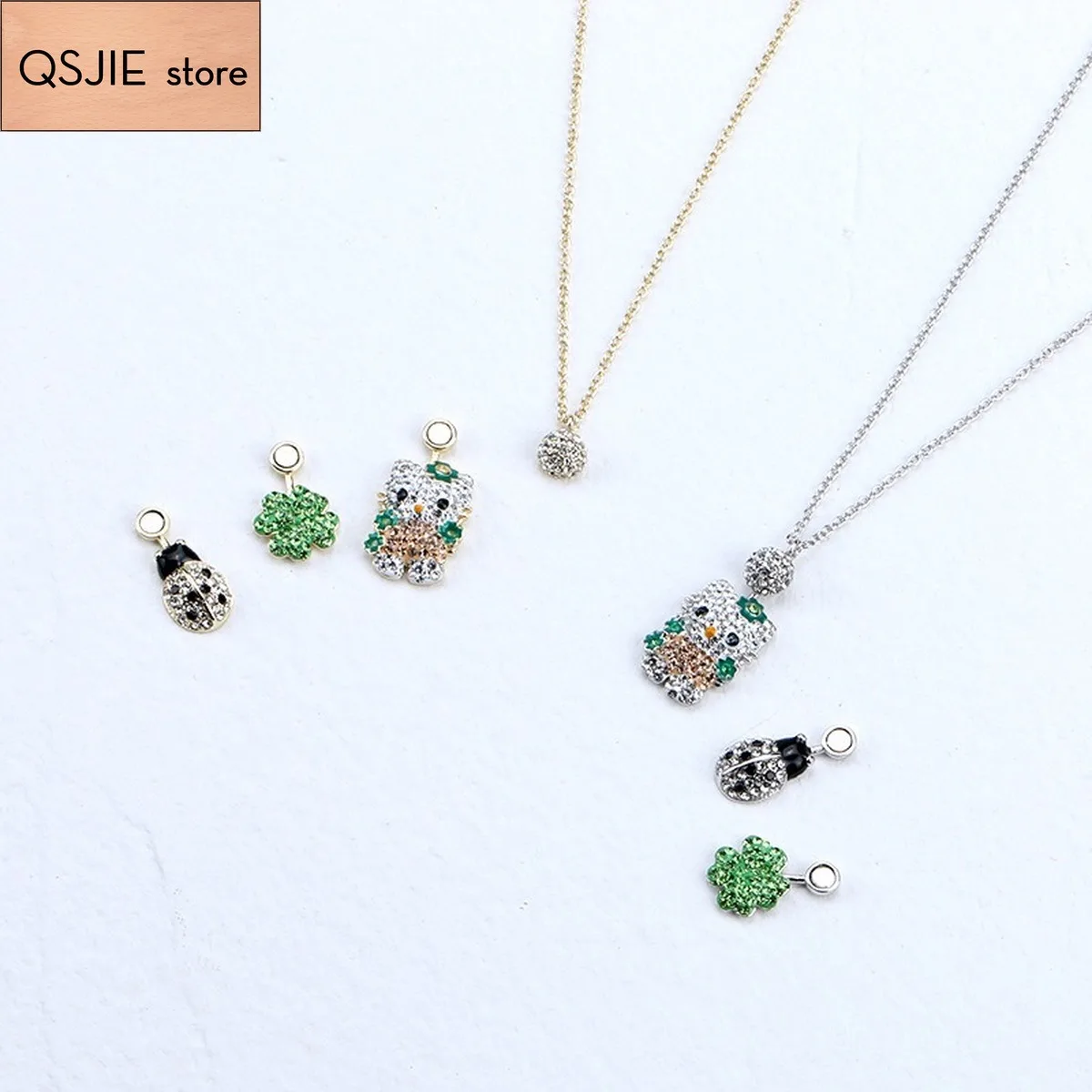 

High Quality SWA. Exquisite Three Piece Set With Various Wearing Methods Women's Necklace Charming Fashion Jewelry