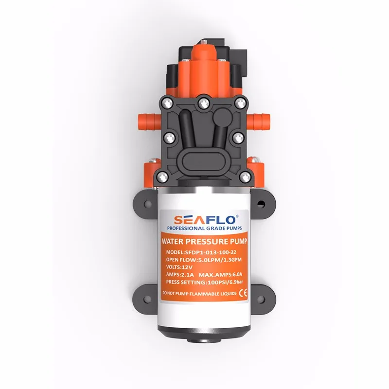100PSI 12 V/24 V морской водяной насос мембранный насос аксессуары для лодки душ туалеты мотор для перекачки воды для кэмпер караван