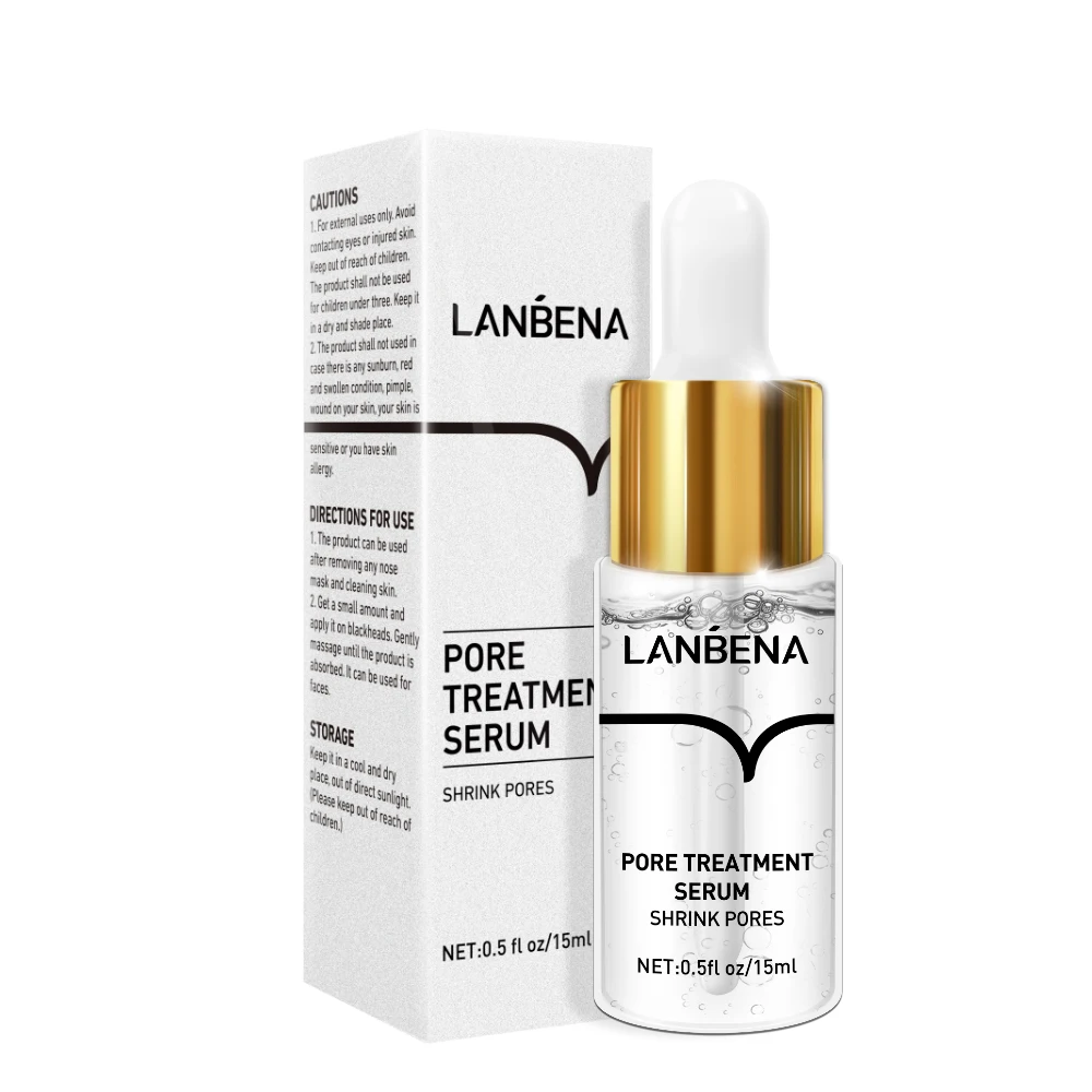 

LANBENA Pore Treatment Serum Essence Shrink Pores Relieve Dryness Oil Control Firming Moisturizing Repairing Smooth Skin Care