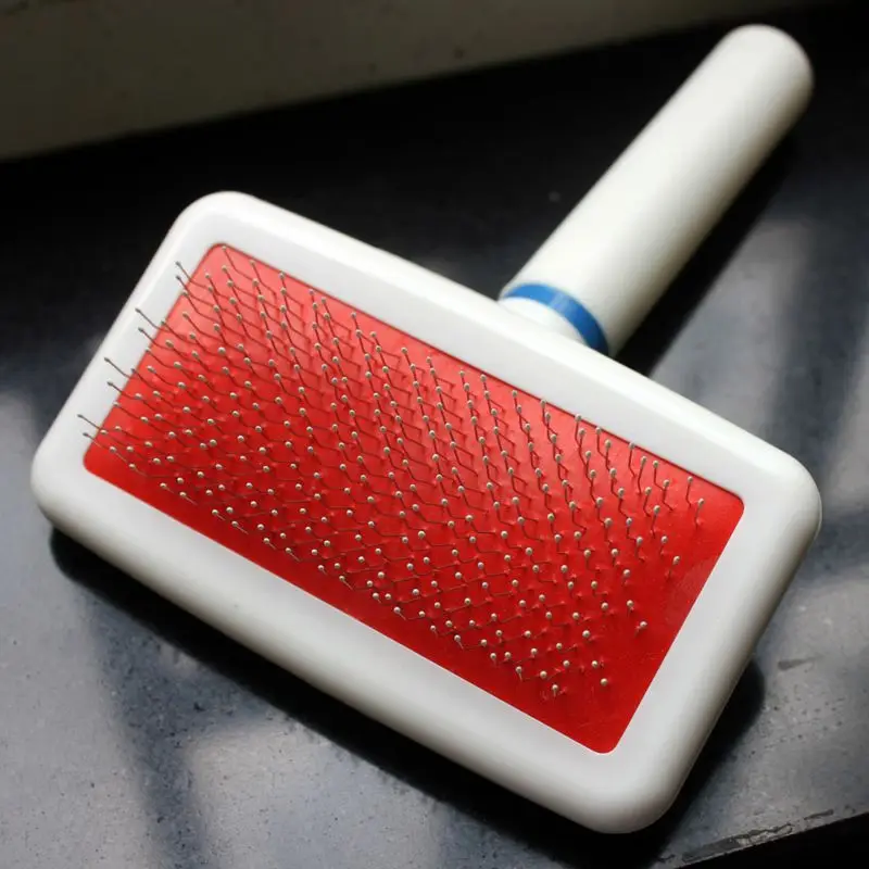 

Pet Cat Brush Dog Comb Hair Removes Pet Hair Comb Self Cleaning Slicker Brush for Cats Dogs Removes Hair Beauty Tool