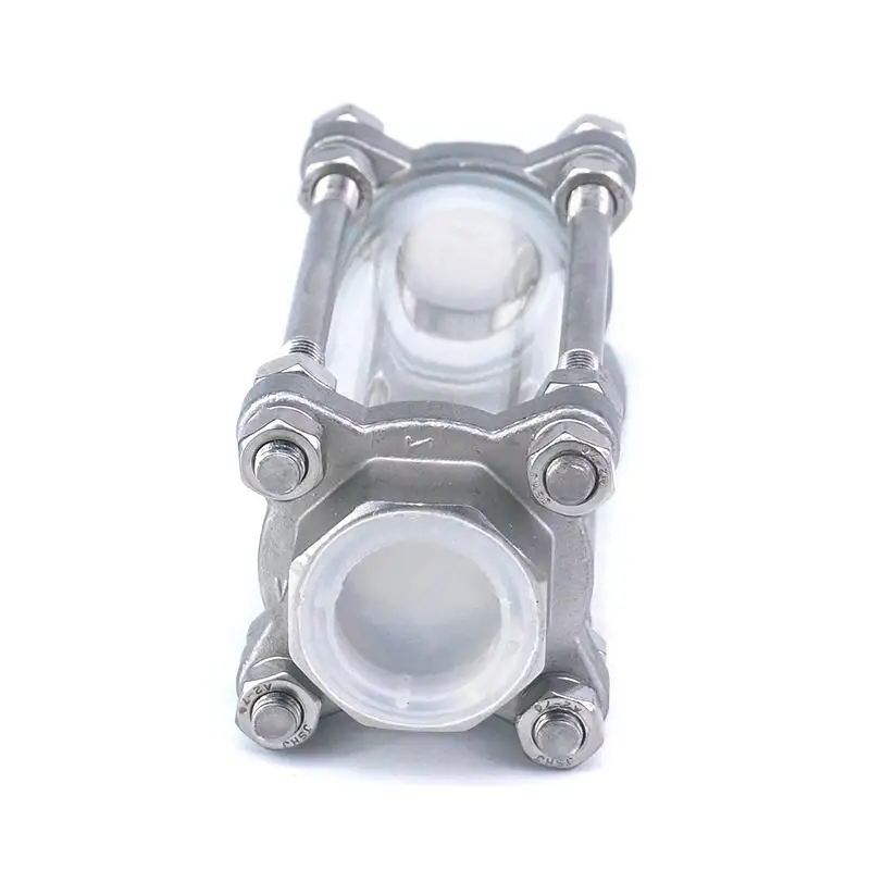 1 дюйм BSPT мама SS304 из нержавеющей стали смотровое стекло потока диполин 85 фунтов