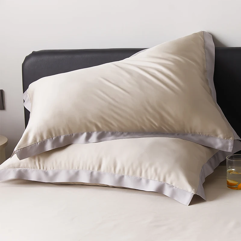 

Big Winter Soft Pillow Case Silk Luxury Nordic Sleeping Pillow Case Home Decor Suits Fronha Travesseiro Household Items DFZT