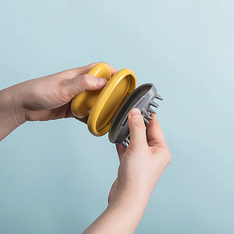 Силиконовая головка массажер для головы щетка гребень Шампунь Уход за волосами