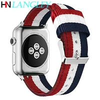 nylon sports strap for apple watch series 5 band 40mm 44mm 42mm 38mm fine woven nylon bands for iwatch 6 se 4 3 2 1 accessories