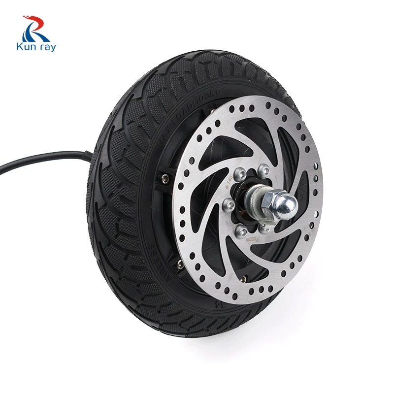 8 дюймовый бесщеточный мотор колеса для электроскутера 350 Вт 24 В 36 48 без шестерни