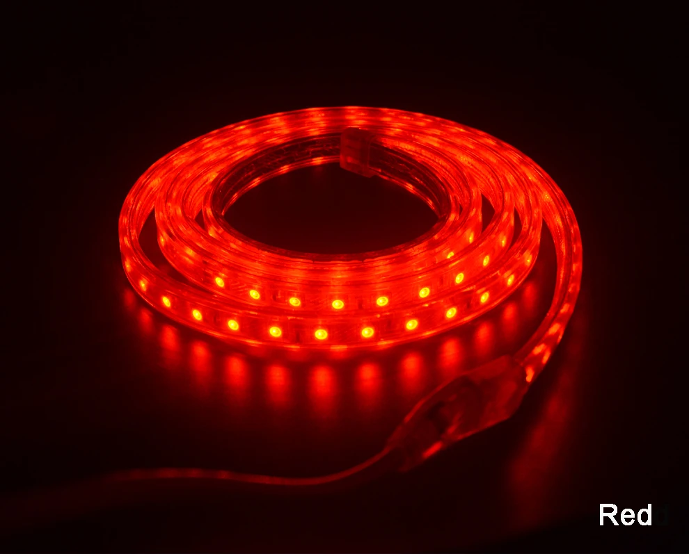 RGB светодиодный светильник 220 в 240 В IP67 Водонепроницаемый 60 светодиодный/м SMD 5050 ленточный светодиодный светильник e с контроллером