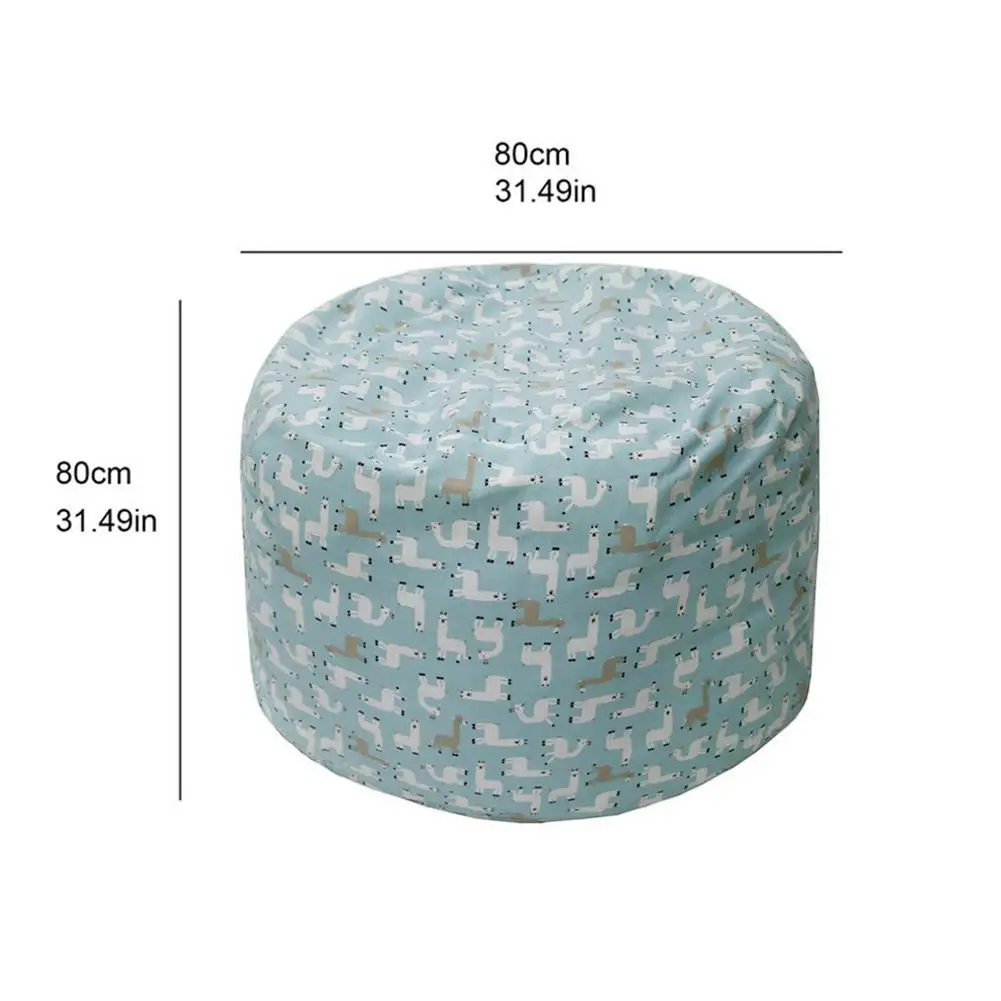 

Bean Bag Stuffable Fillable Storage Beanbag Chair Cover For Kids Portable Clothing Toy Homeware Storage Organizer Lazy Seat