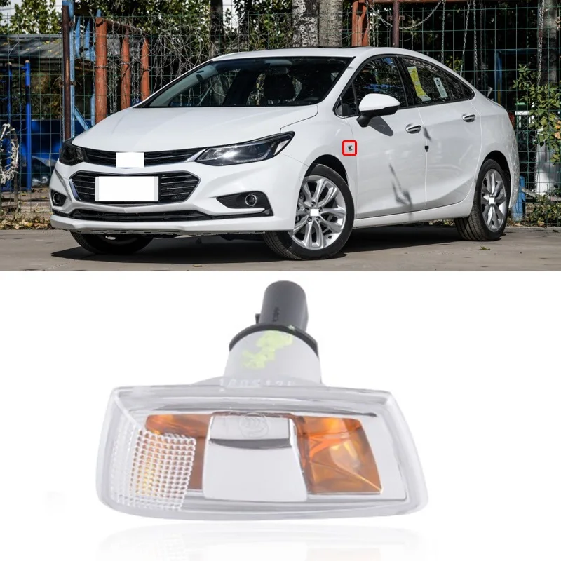 CAPQX для Chevrolet Cruze 2017 2018 передний бампер сбоку Fender маркер светильник мигающий