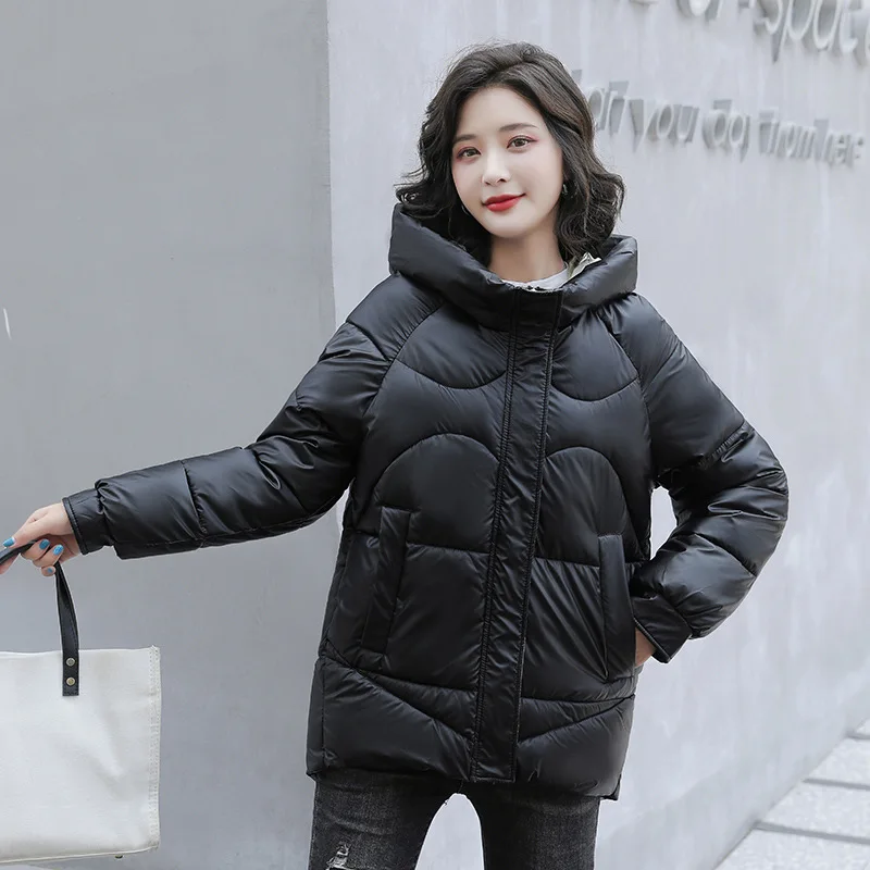 Высококачественная Новинка 2021 зимняя куртка пальто с воротником-стойкой модные