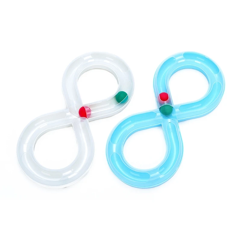 

Play Track Plate Cats Toys with 2 Colorful Balls Combine Ball Cat Toy Pet Gift