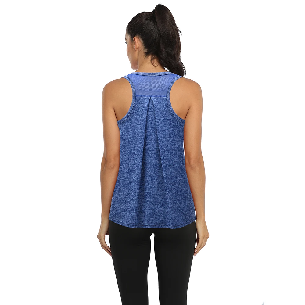 2021 New Women Yoga Vest Sleeveless Shirts Fitness Sports Running Shirts Gym Athletic Workout Tank Tops Singlet Sportswear Loose