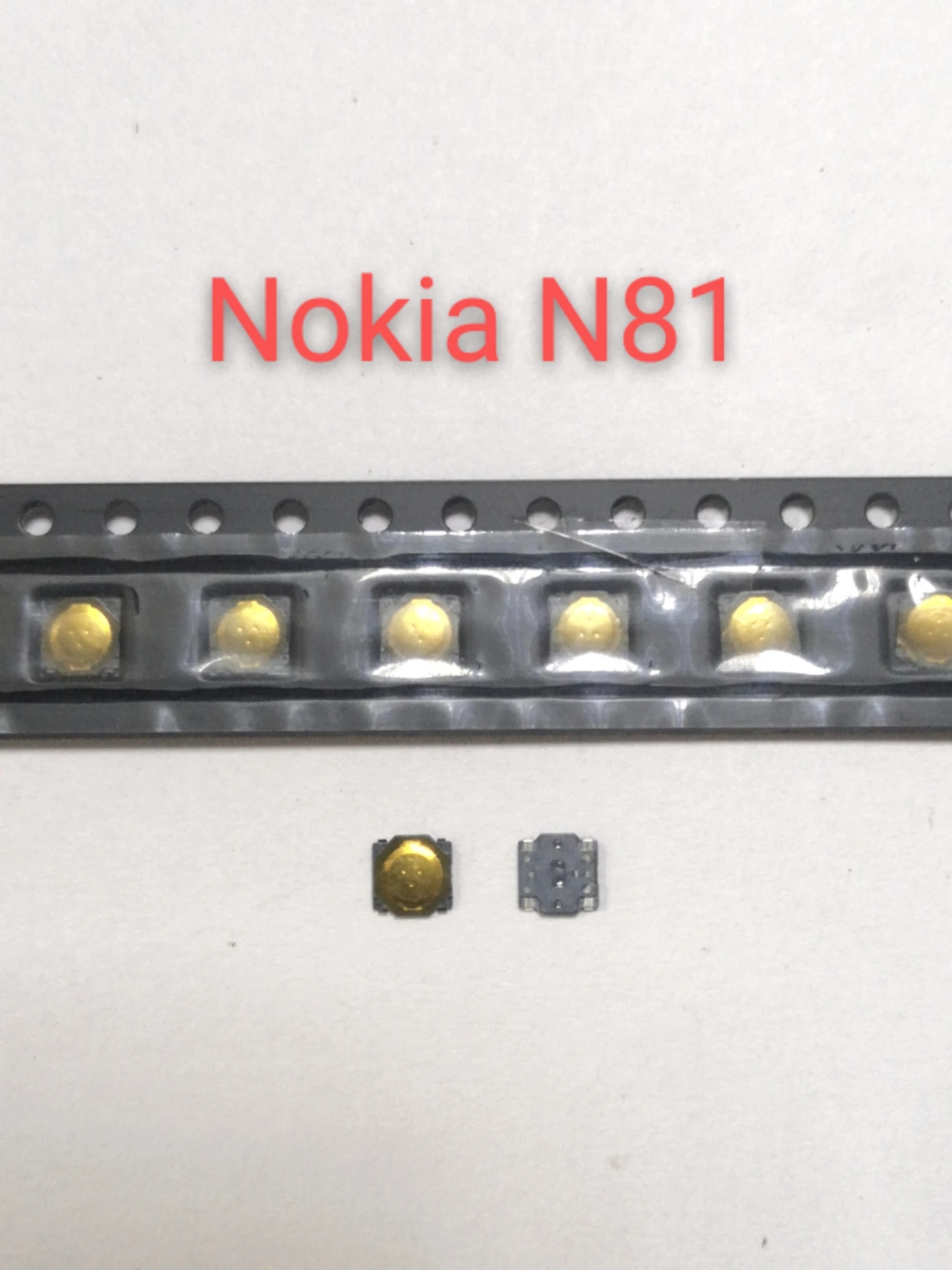 10-100 шт./оригинальная кнопка включения/выключения питания для Nokia N81